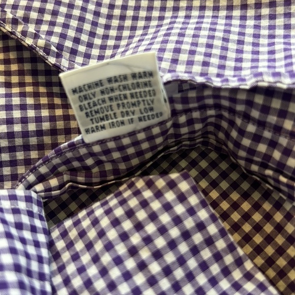 Ralph Lauren Men Casual Shirt Front Buttons Plaid Size : large - Picture 6 of 7